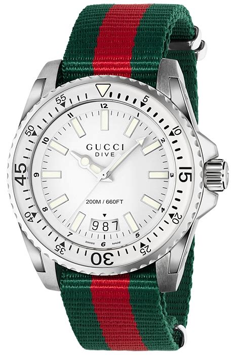 gucci dive white|gucci dive watch black.